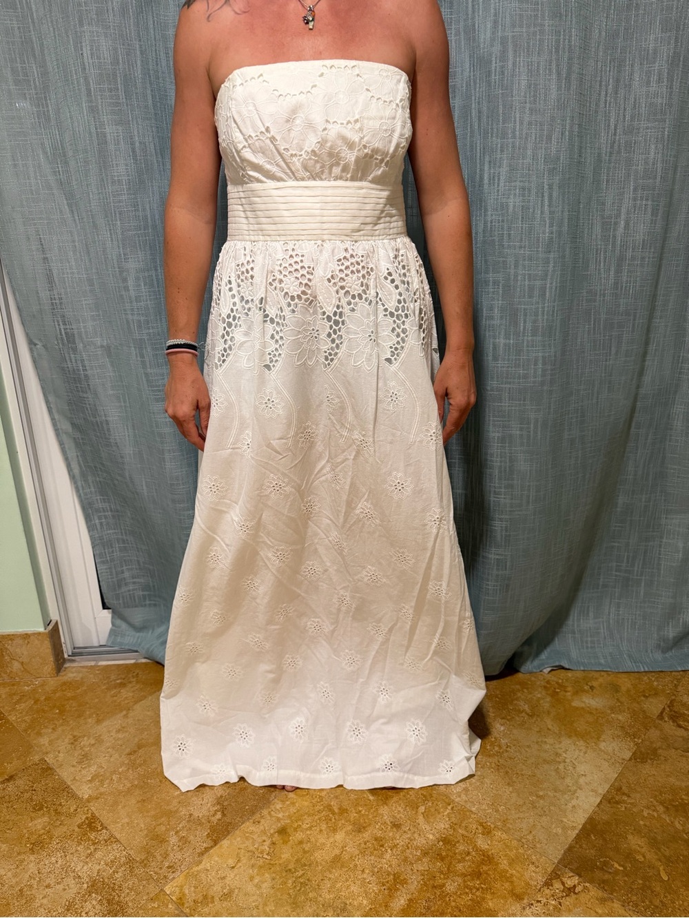 Lilly Pulitzer Ivory Ali Dress Eyelet Maxi Dress